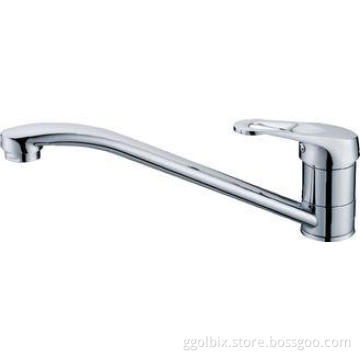 Flat One Handle Ceramic Kitchen Tap Faucet , Single Hole Mi